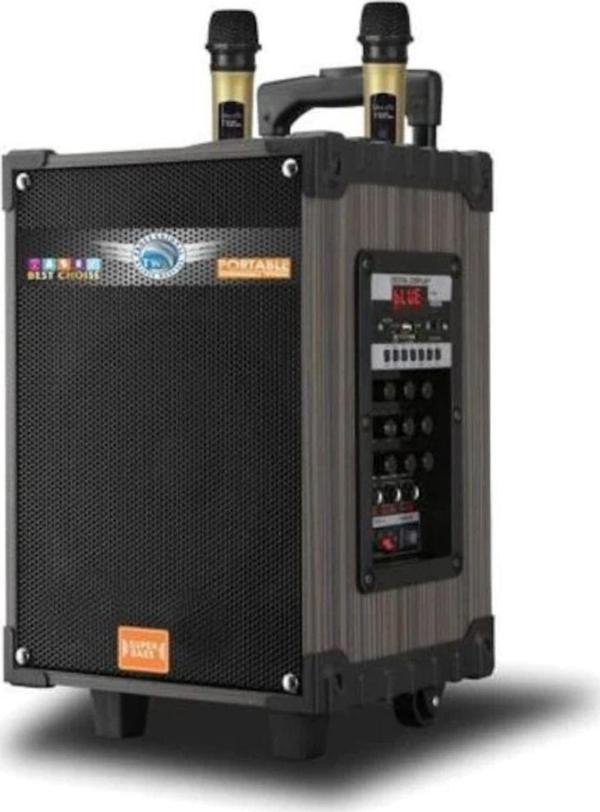 Taşınabilir Büyük Boy 2 Bluetooth Mikrofonlu Hoparlör Lt-910 - Image 1