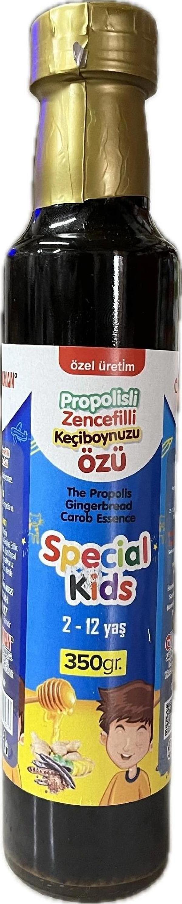 Tabib Lokman Propolisli Zencefilli Keçiboynuzu Özü 2-12 Yaş Cocuklar için 350gr - Image 1