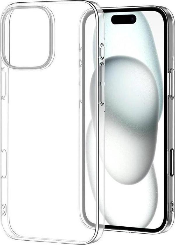 İphone 16 Pro Kılıf Süper Şeffaf Silikon Kapak - Image 1