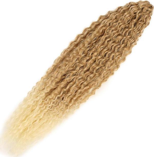  Brazilian Afro Dalgası Saç - Karamel / Platin Ombreli - Image 1