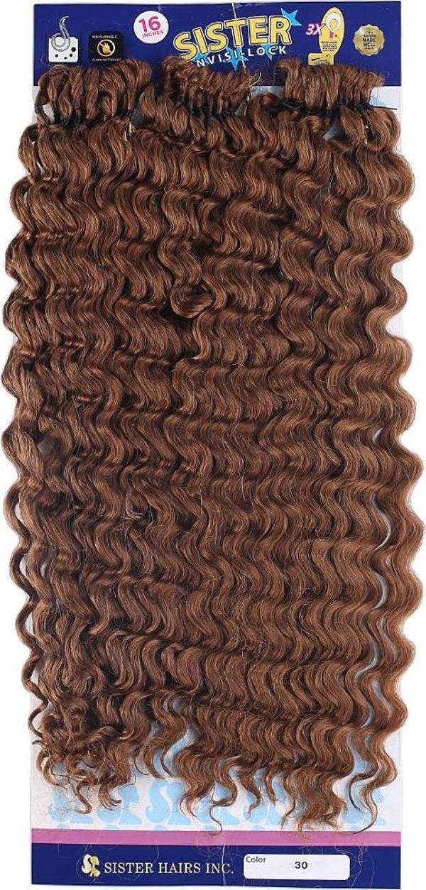  Sister Afro Dalgası Saç - Bakır 30 - Image 1