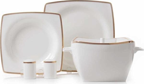 Korkmaz A8438 Bone Porcelen 60 Parça Yemek Takımı - Image 1