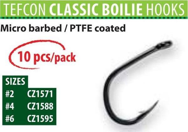 CZ 1588 Tefcon Klasik Boilie Olta İğnesi #4 (10 Parça) - Image 1