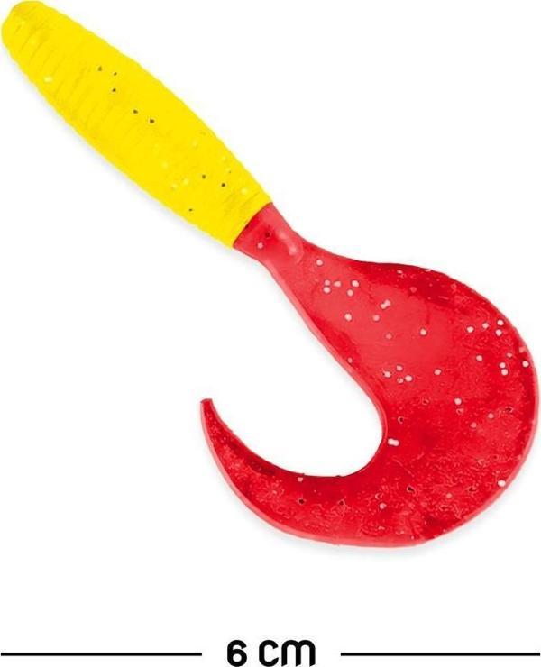 Savage Yumy 6 cm Kırmızı-Sarı Silikon Kurt (18065-456) - Image 1