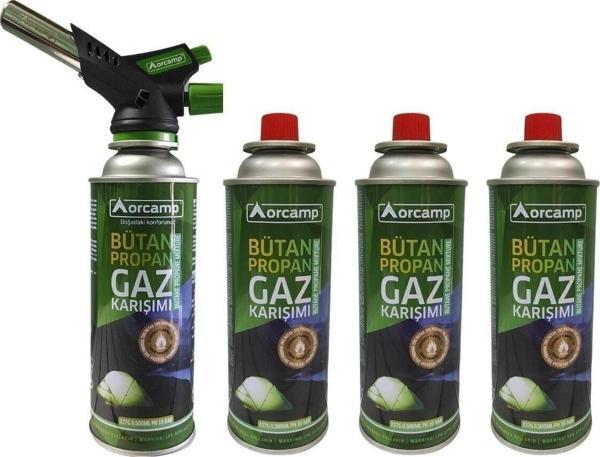 Orcamp Cx-500 Çakmaklı Kartuş Pürmüz Ve 4 Adet 227 Gr Kartuş Pürmüz Set - Image 1
