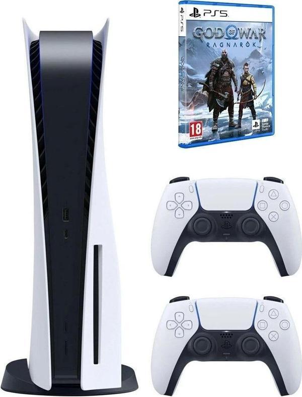 Sony Playstation 5 (İthalatçı Garantili) +Ps5 Dualsense + God Of War Ragnarok Oyun - Image 1