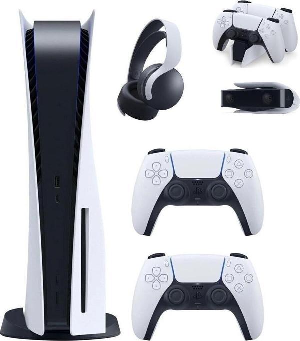 Sony Playstation 5 2. Kol Ps5 Pulse 3D Kualklık Ps5 Şarj Istasyonu Ps5 Kamera - Image 1