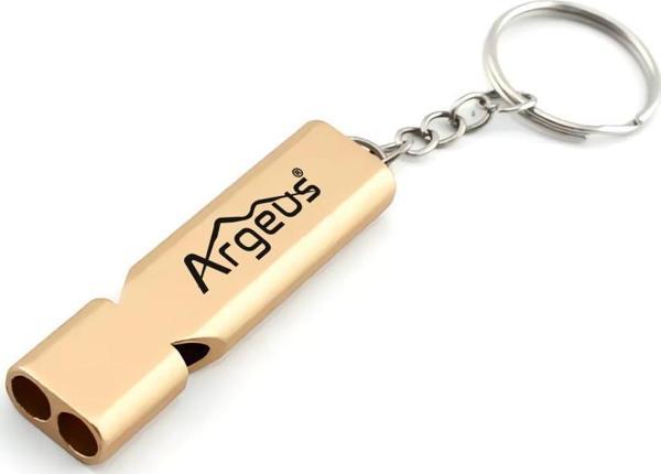 Argeus Anahtarlıklı Alüminyum Acil Durum Düdüğü Gold - Image 1