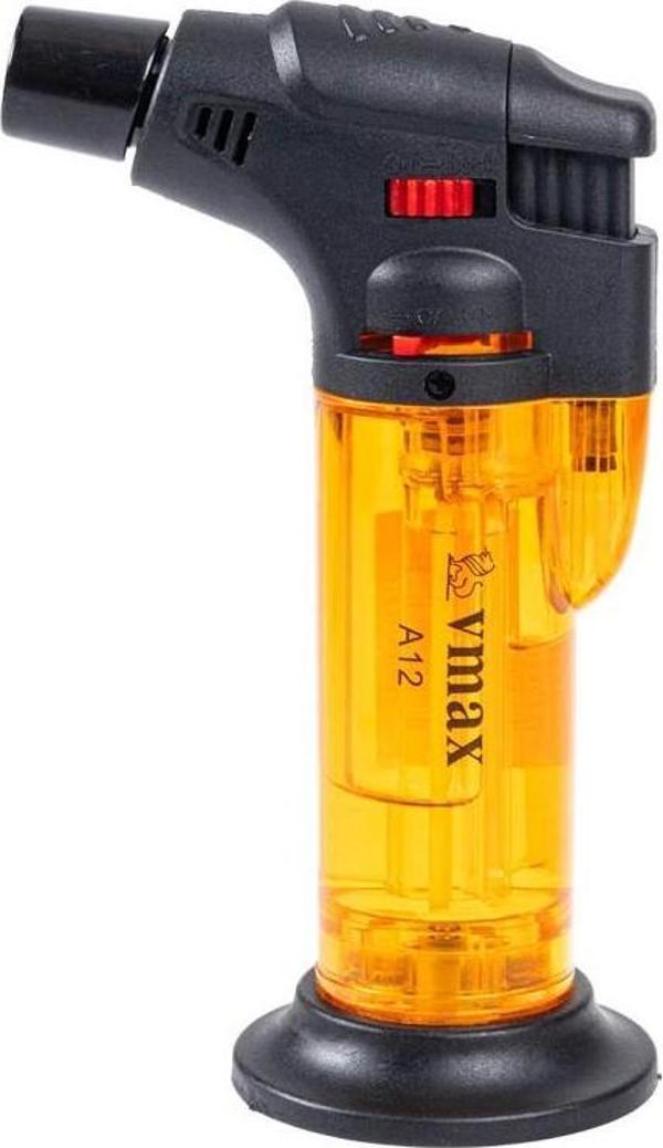 Doldurulabilir Pürmüz Çakmak - Torch - Metal Başlıklı - A12 - Turuncu - Image 1