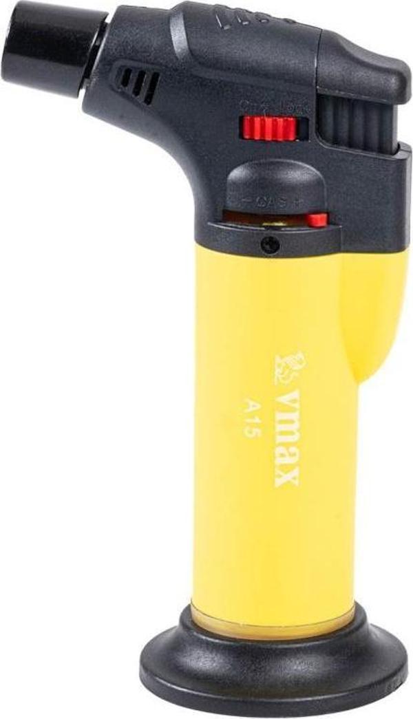 Doldurulabilir Pürmüz Çakmak - Torch - Metal Başlıklı - A15 - Sarı - Image 1