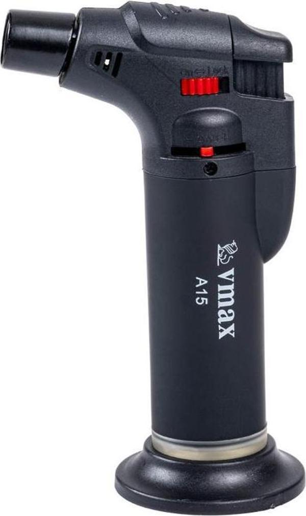 Doldurulabilir Pürmüz Çakmak - Torch - Metal Başlıklı - A15 - Siyah - Image 1