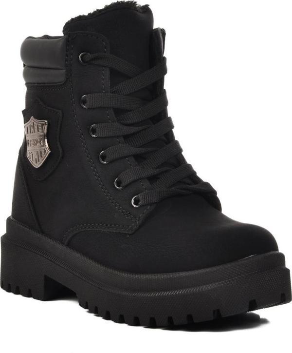 Walkway Parpat 25K-F Siyah Zümrüt İçi Kürklü Çocuk Bot - Image 1