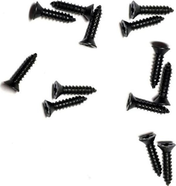 100 ADET 9,5 MM MİNİ HOBİ VİDASI SİYAH - Image 1