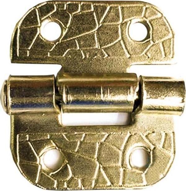 Stoplu Menteşe 4 Adet Sarı 30x33 mm Kutu ve Sandık Menteşesi Hobi Maket - Image 1