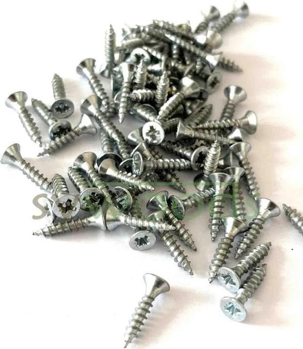 SUNTA VİDASI 3,5 X 18 MM ÇİNKO 100 ADET - Image 1