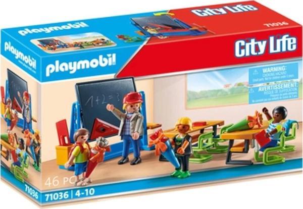 Playmobil 71036 şehir hayatı okulda ilk gün, eğitici oyuncak, eğlenceli yaratıcı rol yapma, oyun set - Image 1