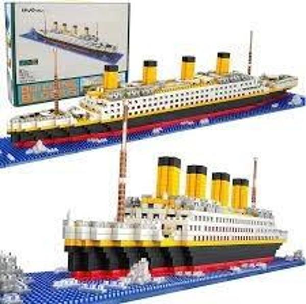Titanic 3D Lego BULDING BLOCKS 1860 Parça Puzzle Tekne Gemi Hediye 66503 - Image 1