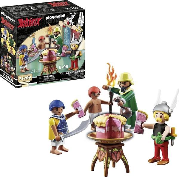 PLAYMOBIL Asterix 71269 Pyradonis'in zehirli pastası, Asterix, Kleopatra’nın çeşnicisi ve Pyradonis  - Image 1
