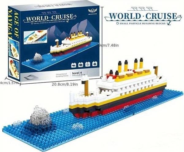 Titanic 3D Lego BULDING BLOCKS 620 Parça 12+ YAŞ Puzzle Tekne Gemi Hediye - Image 1