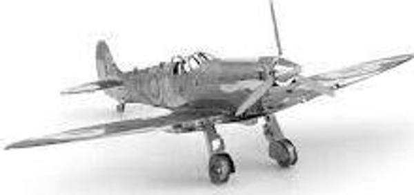 DIY 3D Metal Puzzle Supermarine spitfire Uçak 27 Parça Hediyelik Maket 14+yaş - Image 1