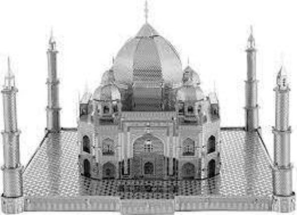 TAÇ MAHAL HİNDİSTAN 3D Metal Maket Bulmaca Puzzle modeli kitleri DIY 14+ Yaş 125+ parça - Image 1