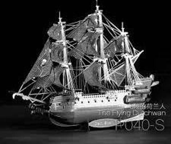 UÇAN HOLLANDALI FLAİNG DUTCHWAN 3D Metal Maket Bulmaca Puzzle modeli kitleri DIY 14+ Yaş 79+ parça - Image 1