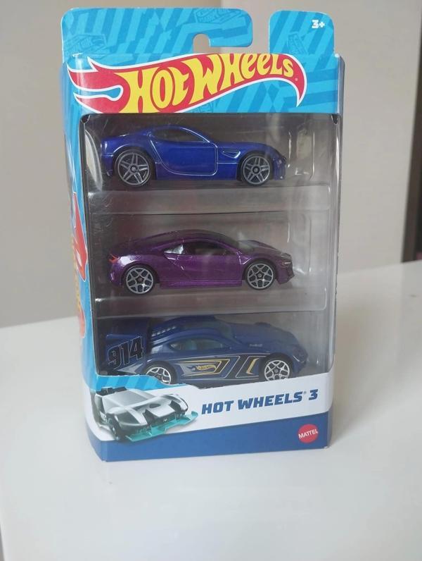 Hot Wheels 3'lü Araba Seti  K5904 - Image 1