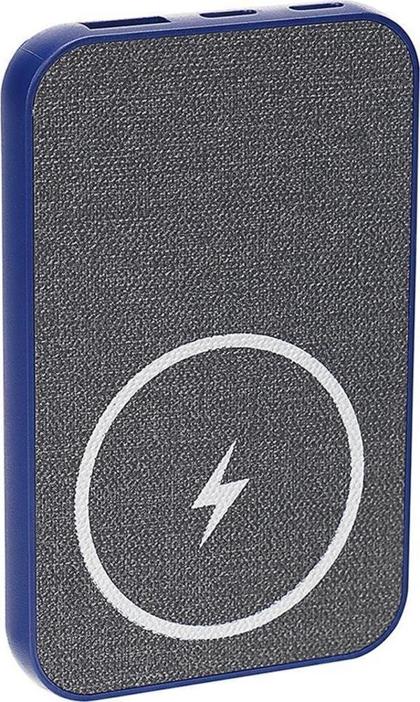 S-Link P50 5000mAh Kablosuz Taşınabilir Şarj Cihazı Powerbank Mavi - Image 1