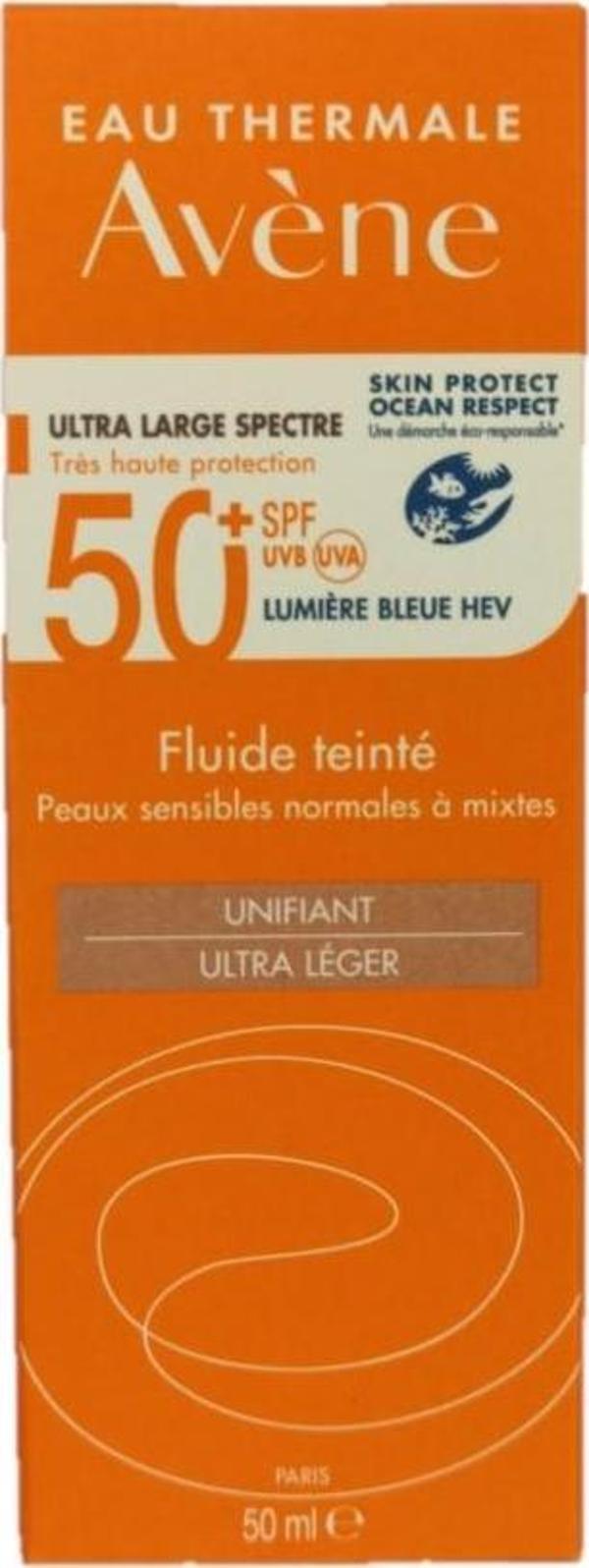 Tinted Fluide Spf 50+ Ultra-Light Güneş Kremi 50 ml - Image 1