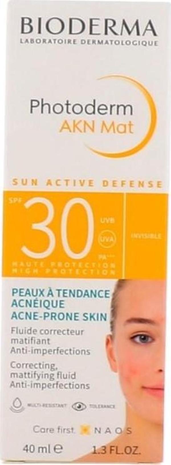Photoderm Akn Mat SPF30 Renksiz Güneş Kremi 40ml - Image 1