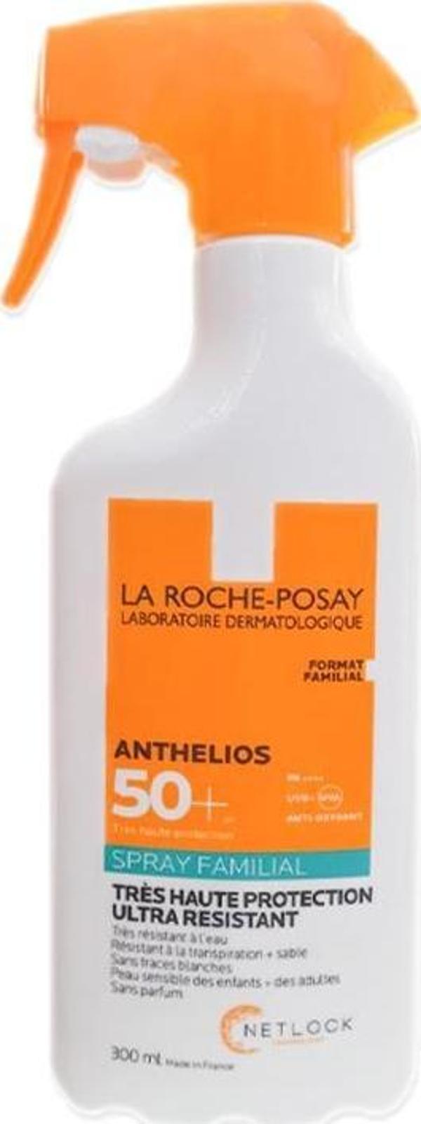 Anthelios Spray Familial  SPF50+ Çocuk Ve Yetişkinlerde Hassas Ciltler Yüz Ve Vücut Spreyi 300ml - Image 1