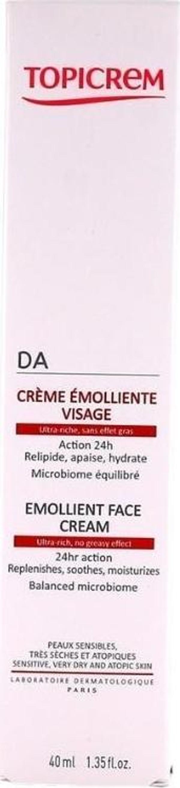 Da Emollient Face Cream Besleyici Yüz Bakım Kremi 40ml - Image 1