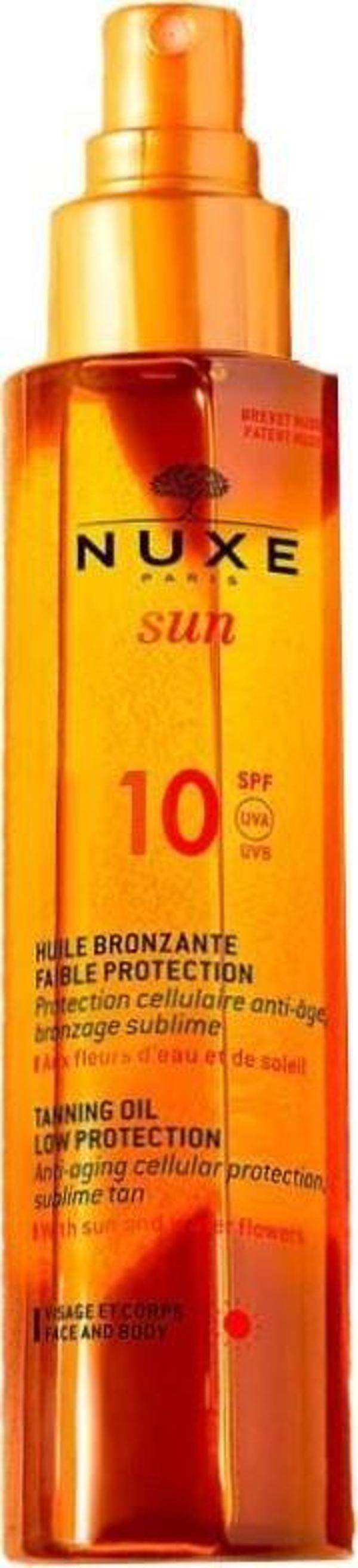 Sun Bronzlaştırıcı Yüz ve Vücut Yağı SPF10 150ml - Image 1
