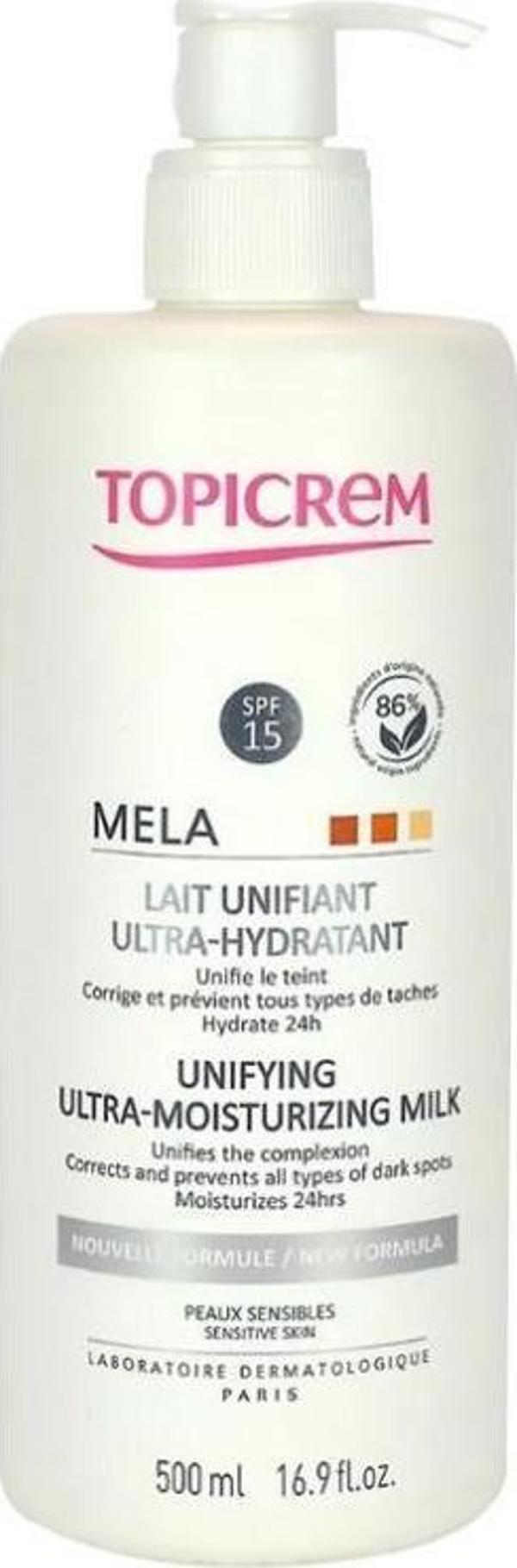 MELA Unifying Ultra Moisturizing Milk SPF15 Güneş Korumalı Aydınlatıcı Vücut Sütü 500ml - Image 1