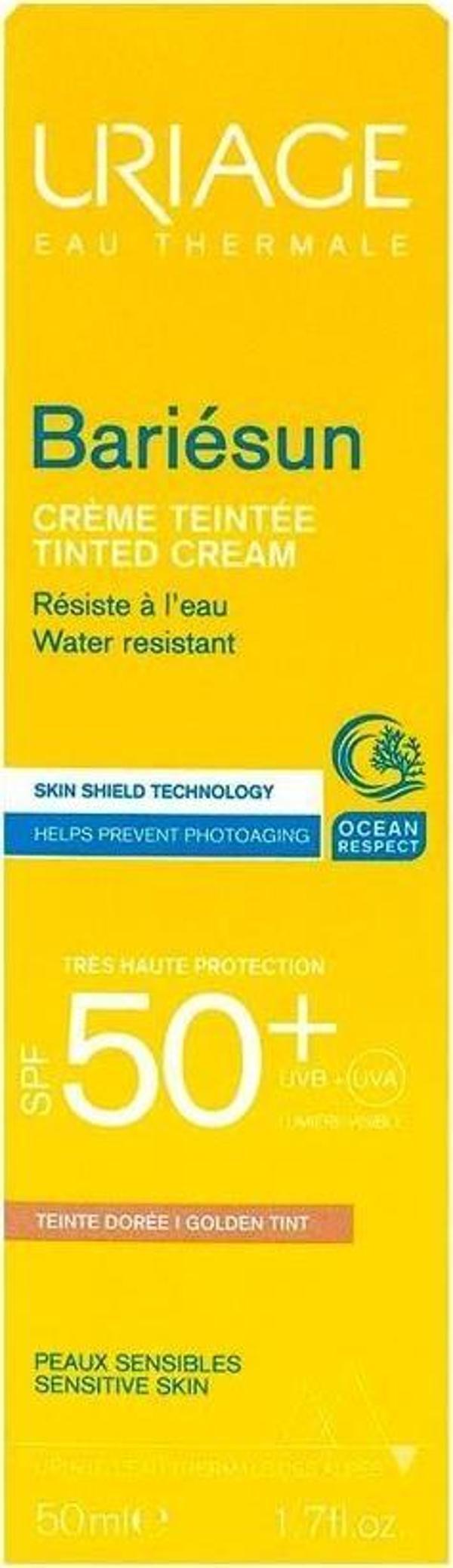 Uriage Bariesun Tinted Cream Spf 50 50 ML Golden Tint - Image 1