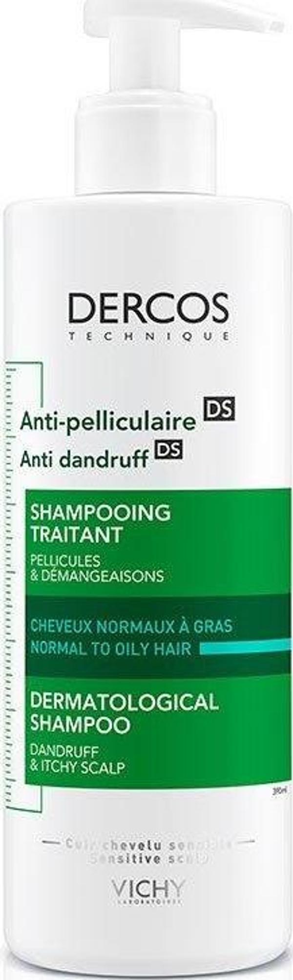Dercos Anti Dandruff Kepek Karşıtı Şampuan 390 ml - Normal ve Yağlı Saçlar - Image 1