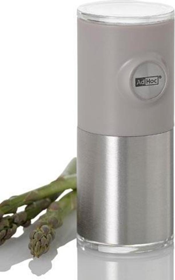 Adhoc Pepnetıc Mıknatıslı & Duvar Aparatlı Biber Ve Baharat Doğrayıcı D: 4 Cm Boz - Image 1