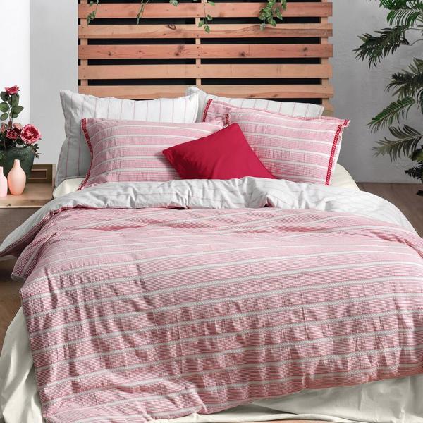 Sarev Mood Comfort Trina Tek Kişilik Nevresim Takımı-Pembe - Image 1