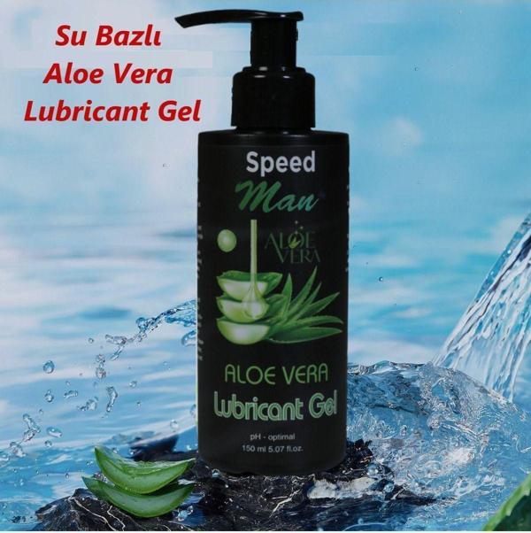 Speed Man Aloe Vera Kayganlaştırıcı Doğal Su Bazlı Lubricant Ve Vajinal Nemlendirici - Image 1
