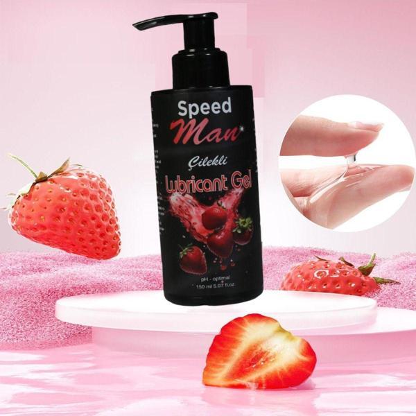 Speed Man Speedman Çilekli Kayganlaştırıcı Jel 150Ml Uzun Süreli Etki Lubricant - Image 1
