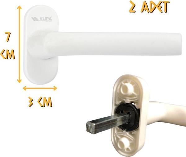 Kupa PVC Pimapen Pencere-Kapı Kolu - 2 Adet - Image 1