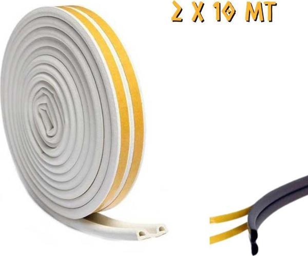 Kupa Tyson Kapı ve Pencere Fitil Bandı Beyaz - Çiftli - 10 Metre - Image 1