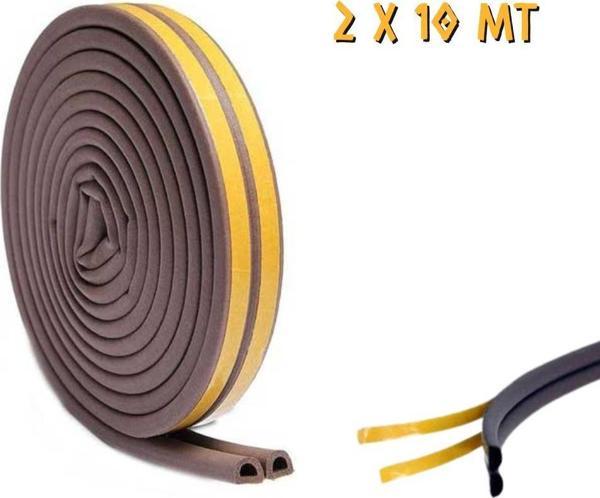 Kupa Tyson Kapı ve Pencere Fitil Bandı Kahve - Çiftli - 10 Metre - Image 1