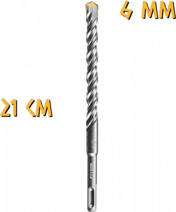 Kupa Tyson SDS Plus Delici Hilti-Matkap Ucu - 6 mm. - 21 cm - Image 1