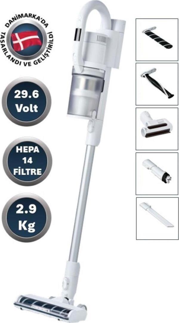 Nilfisk S1 Allergy Hepa 14 Filtreli Dikey Şarjlı Süpürge - Image 1