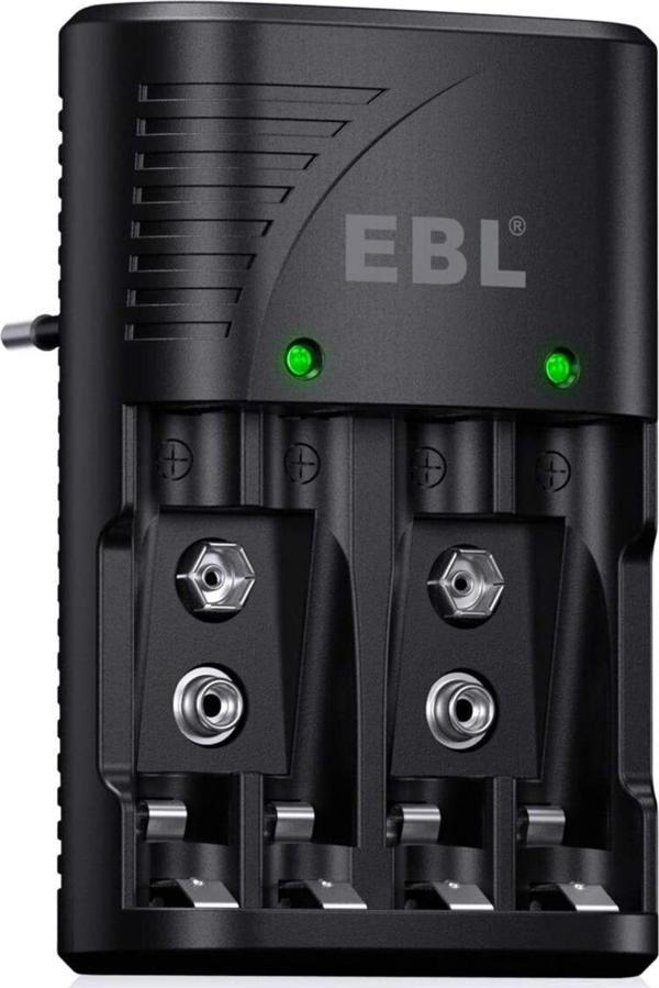 Ebl Akıllı Şarj Cihazı Ni-Mh Aa Aaa Ve 9V (1.2V Şarjlı Piller İçindir) - Image 1