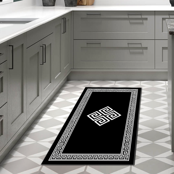 Dekoreko Kaymaz Taban Djt Mutfak Halısı Trend Modern 656M - Image 1