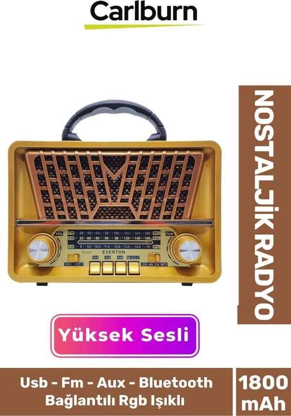 Kaliteli Yüksek Sesli Retro Nostalji Bluetooth Bağlantılı Usb Sd Kart Radyo Mp3 Player Müzik Kutusu - Image 1
