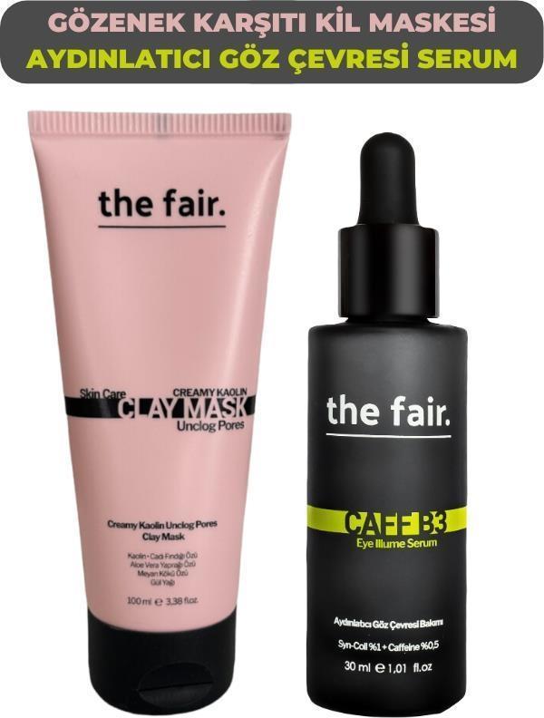 the fair. Kaolin Gözenek Karşıtı Kil Maskesi ve Leke Karşıtı Bakım Serumu - Image 1