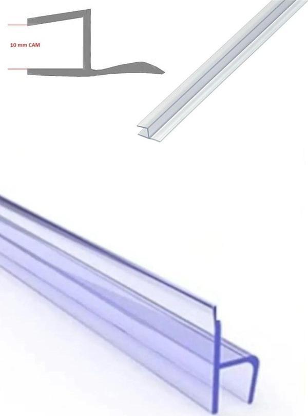 Katlanır Cam Fıtılı Şeffaf 10 Mm h (2,50 Cm Boyunda 5 Li Paket ) - Image 1